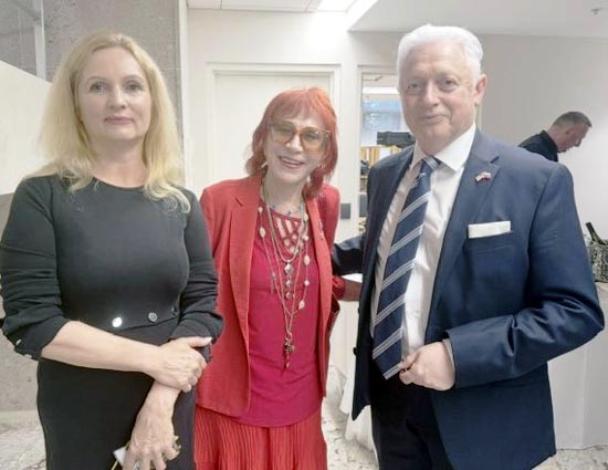 Slovenia_National_Day_9, Dr. Judy with Ambassador Mirošič and his wife, Tina Koka
