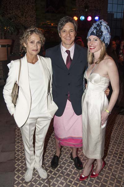 Lauren Hutton, Carter Coleman, Whitney Larkin. Photo by:   Jonathan Ziegler/ PatrickMcMullan.com