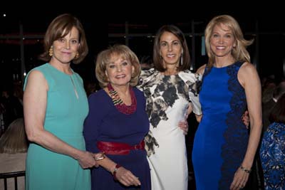 Sigourney Weaver, Barbara Walters, Nancy Poses, Paula Zahn