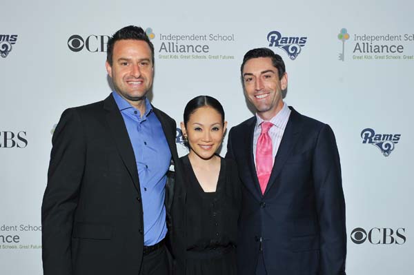 Gala Co-Chairs and ISA Board Members Brian Laibow, Mira Lee and Josh Hamilton