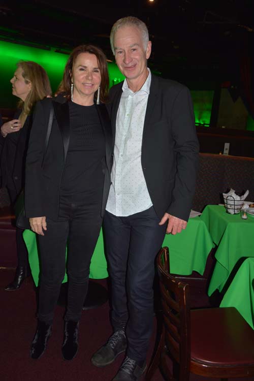 John McEnroe and his lovely wife Patty Smyth. Photo by:  Rose Billings/Blacktiemagazine.com