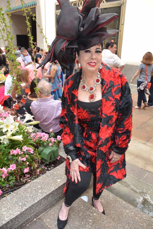 Rosemary Ponzo at Rockefeller Center.  Photo by:  Rose Billings/Blacktiemagazine.com