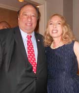 John Catsimatidis and Lauren Lawrence.  Photo by:  Joyce Brooks