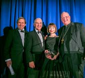 Peter T. Grauer, Sam Di Piazza, Melody Di Piazza, His Eminence, Timothy Michael Cardinal Dolan Photo by: Elkin Cardona