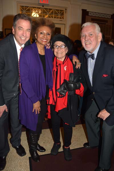 Bernie Furshpan, Leslie Uggams, Marge Champion and Jim Brochure.  photo b y:  rose billings