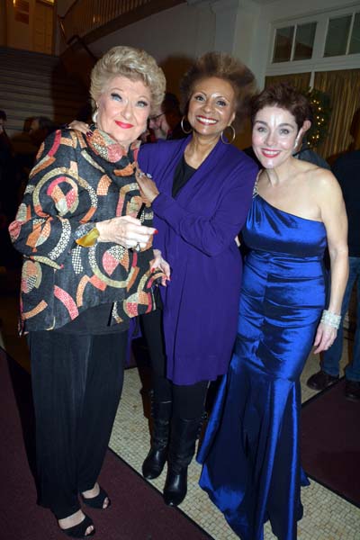 Marilyn Maye, Leslie Uggams and Christine Andreas .  photo by:  rose billings