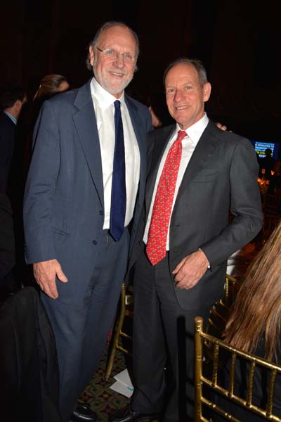 Former Governor of New Jersey Jon Corzine and Daniel Neidick.  photo by:  rose billings/blacktiemagazine.com