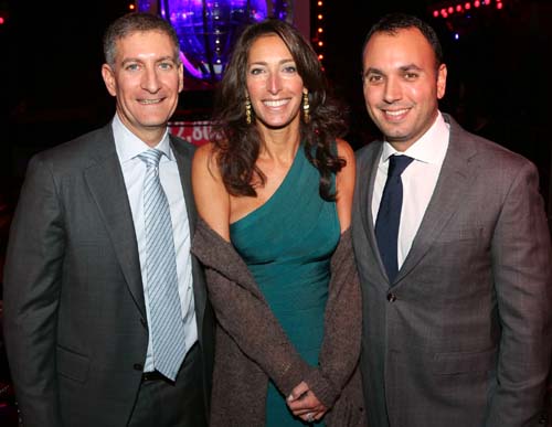  UJA-Federation of New Yorks Downtown Event Chairs Marty Burger,  Lisa Silverstein, and Ben Shaoul Photo by:   Michael Priest Photography