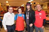 Joe Sano, Frances Resheske, Constantine Maroulis and Mitch Leventhal.  Photo by:  Annie Watt