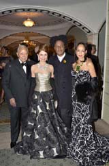 David Dinkins, Jean Shafiroff, Ike Ude and Alicia Blythewood. 