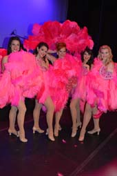 Burlesque to Broadway starring Quinn Lemley (center). Amanda Downey, Sarah Rolleston, Leslie McDonel, and Jessica Bare.  photo by:  rose billings