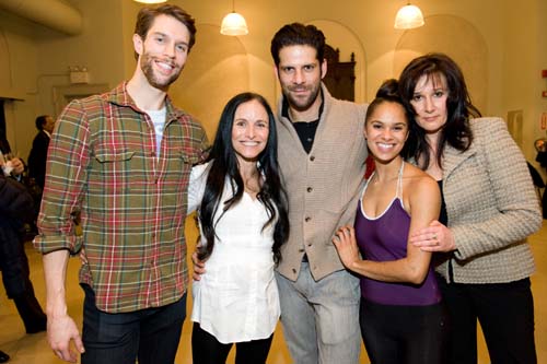 James Whiteside, Barbara Brandt, Marcelo Gomes, Misty Copeland  and Larissa Saveliev.  Photo by:  Greg Partanio/Manhattan Society