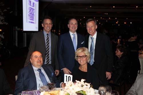 Seth Meyer, Dean Robert Grossman, Dr. Orrin Devinsky, Leon Chraney and Tzili Charney Photo by: Annie Watt