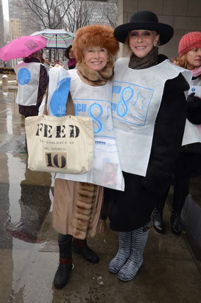 Sharon Bush and Barbara Winston