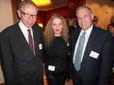 Professor Jacob Rowe, Joyce Brooks and Professor Jonathan Halevy