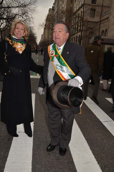  Grand Marshal Alfred E. Smith IV at 252nd St. Patrick's Day Parade! on The Streets of New York.  Photos by: BlackTieMagazine/Rose Billings