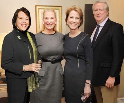 Nancy Taylor, President of Bideawee, Robin Nelson Reardon, April Russell  and Norman Neldon.  Photo by:  Barry Williams/AnnieWatt.com