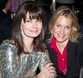 Paulina Porizkova and Ali Wentworth.  Photo by:  Julie Skarratt