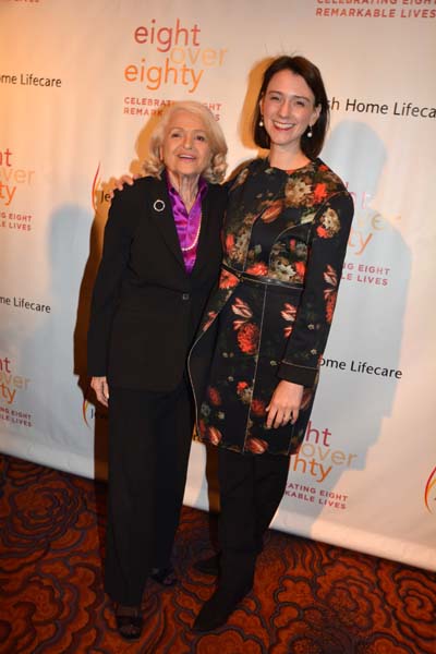 Edith Windsor Honoree and Jessica Lappin.  photo by:  Rose Billings/Blacktiemagazine.com