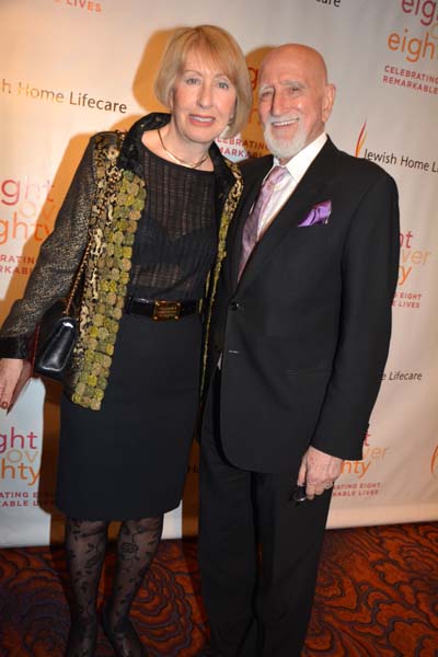 Jane Pittson Chianese and Dominic Chianese Honoree thank you.  Photo by:  Rose Billings/Blacktiemagazine.com