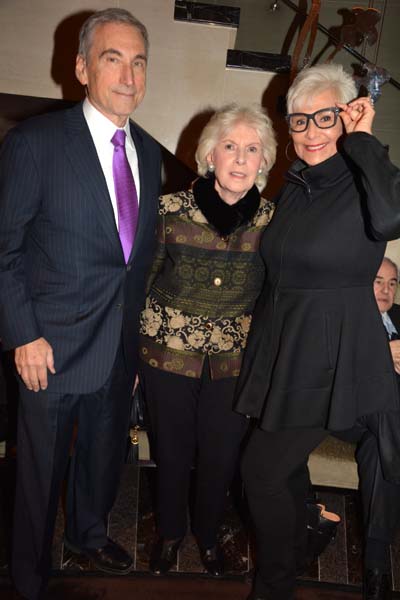 Jerry Levin, Honoree Joan Wachtler and Carol Levin .  Photo by:  Rose Billings/Blacktiemagazine.com