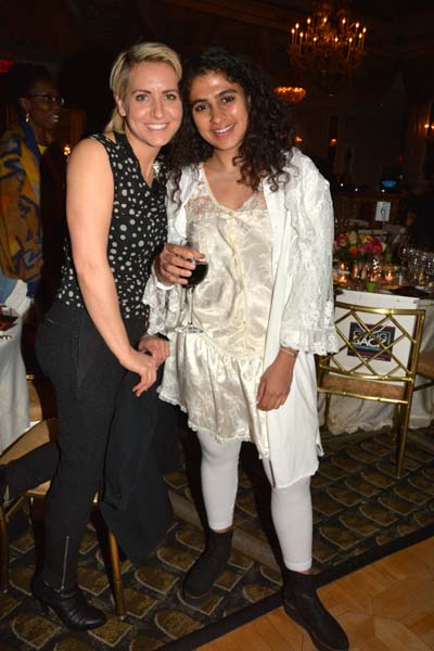  Harper Willat and Kiran Gandhi.  Photo by:  Rose Billings/Blacktiemagazine.com