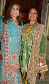   Meera Gandhi and Phylicia Rashad.  Photo by:  Rose Billings/Blacktiemagazine.com