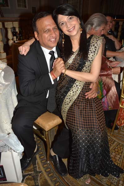 Sandeep  Mathur and Nisha Mathur.  Photo by:  Rose Billings/Blacktiemagazine.com