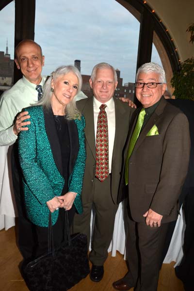 Tom Viola, Jamie de Roy, Ted Snowden and Duffy Snowden.  Photo by:  Rose Billings/Blacktiemagazine.com