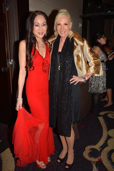 Lucia Hwong Gordon and Cece Black.  Photo by:  rose billings/blacktiemagazine.com