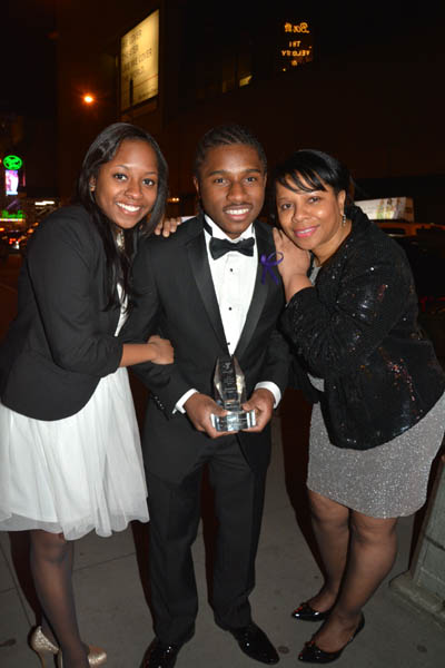  Natasia Cole, Christian Cole, Sharon Cole.  Photo by:  Rose Billings/Blacktiemagazine.com