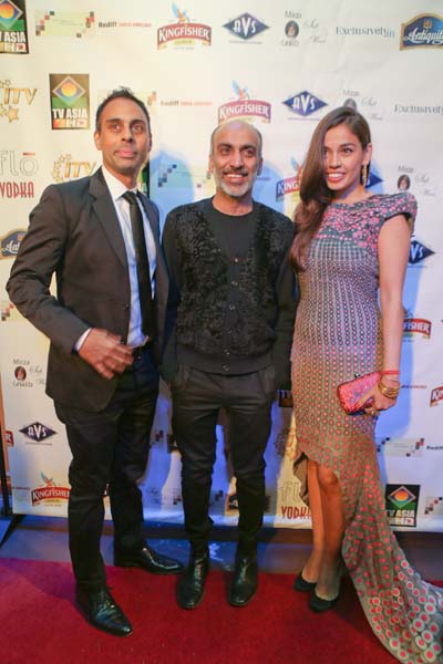  Sunjay Guleria, CEO of Exclusively.IN; Manish Arora, Fashion Designer; Mohini Guleria, Exclusively.IN.  photo by:  andy chang