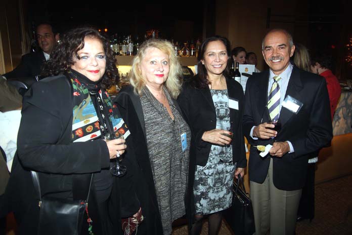 Margo Lazaro with United Nations, Elizabeth Stern, Founder and President, Global Giving Advisors, Carlos Taborda 