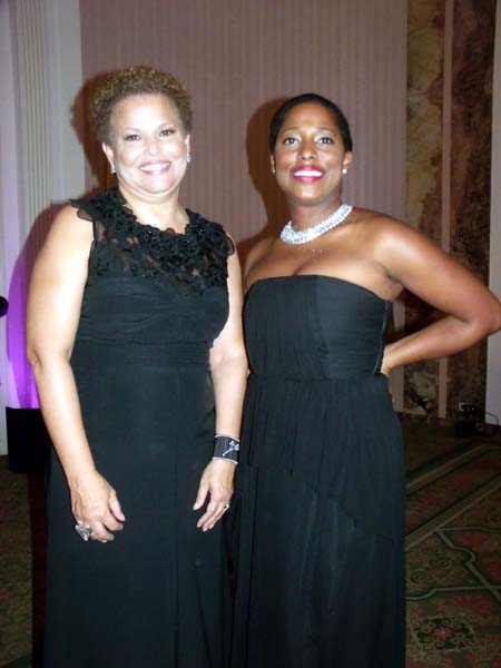 Debra L. Lee, CEO and Chairman, BET and Ad Council Board Chair, Keesha Wallace.  photo by:  balcktiemagazine/GMK