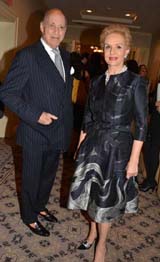 Reinaldo Herrera Guevara and Carolina Herrera.  photo by:  rose billings/blacktiemagazine.com