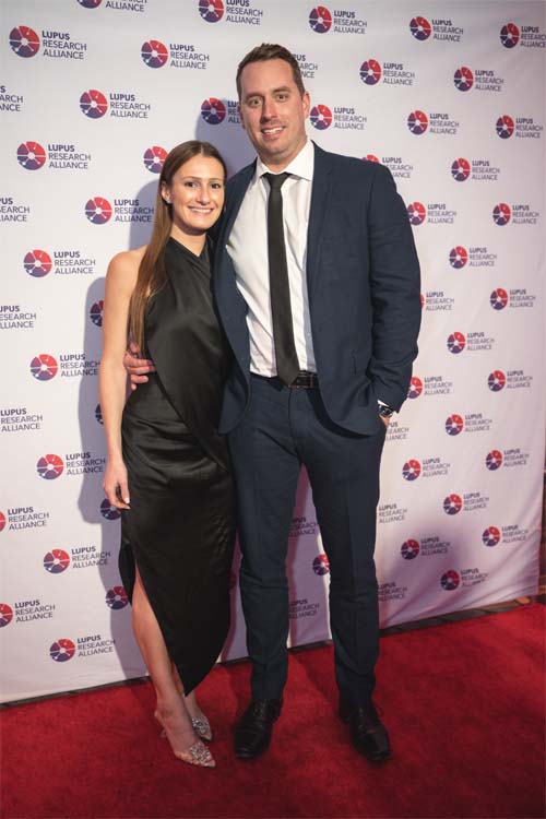 Team Life Without Lupus Marathon runner Jessica Maitner and Kyle Bonacci