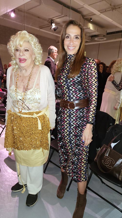   Renee Taylor actress and comedian with Rose Caiola. Photo by: Rose Billings/Blacktiemagazine.com