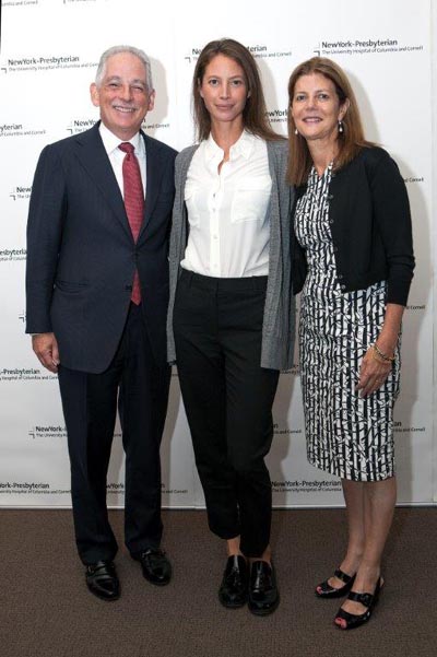 Dr. Steven J. Corwin, Christy Turlington Burns, Dr. Mary D'Alton. Photo by: Janet Charles 