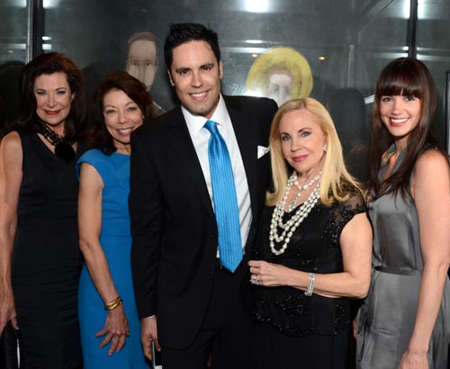 Betty Hrncir, Margaret I. Cuomo, M.D. Blue Cure Founder Gabe Canales, Co-Chair Carolyn Farb, Harlan Hrnci. Photo by: Roswitha Volgerr