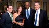 David Gerstenhaber, Dr. Kelly Gerstenhaber, Honorary Gala Chair Vernon E. Jordan Jr., with Gala Chair and Lazard Chief Operating Officer Alexander F. Stern at LUNGevity Foundations Celebration of Hope Gala to raise critical funds for lung cancer research