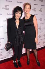 Joan Jett and Nancy Northrup.  photo by:  rose billings