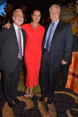 Solar One Executive Director Christopher Collins, Brooke Shields  and event Chair Jamie Figg.  photo by:  rose billings