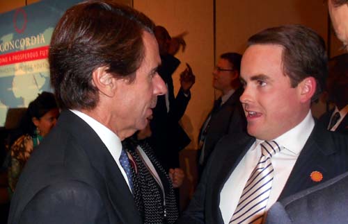 Jos Mara Aznar, Former President of The Government of Spain,Mathew A. Swift, Co - Founder and Chairman of the Board