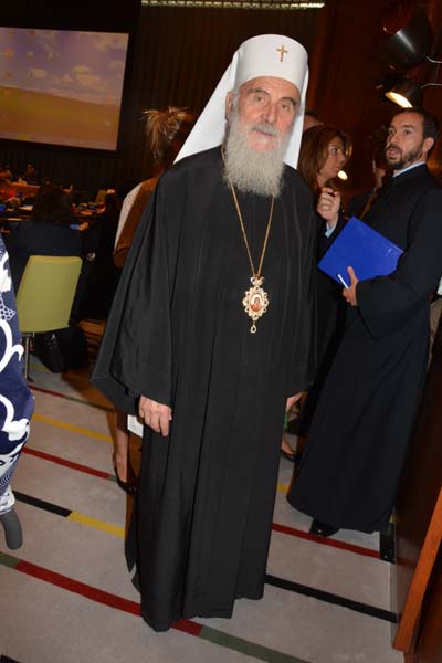 His Holiness Patriach Irenej of Serbia.  Photo by:  Rose Billings