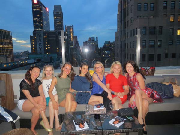 With the ladies at Monarch Rooftop book signing, Danielle Pashko